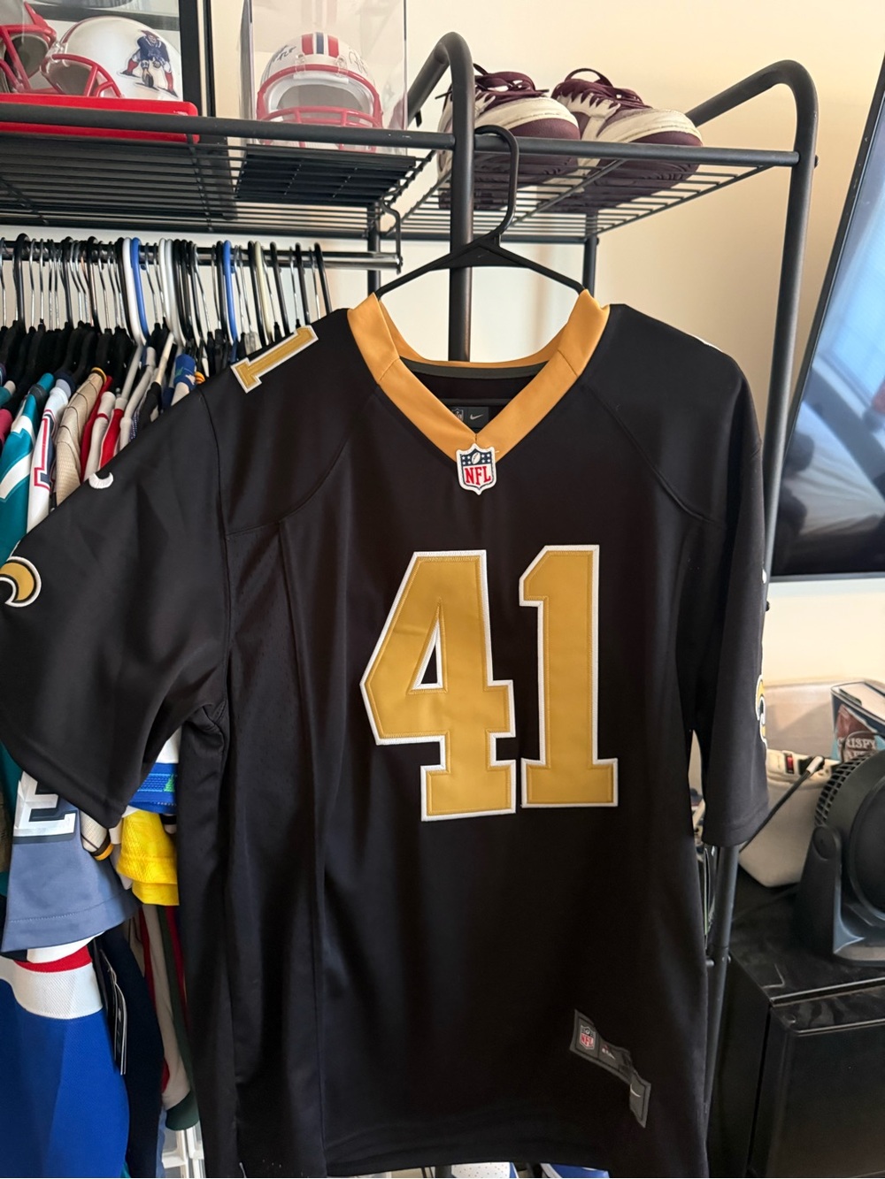 Alvin Kamara New Orleans Saints home jersey men’s M